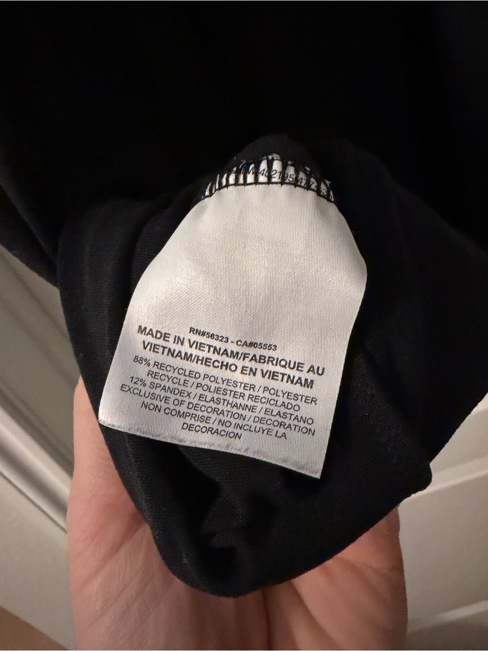 Nike Black Athletic Tank Tennis Dress with White Swoosh - Picture 5 of 5